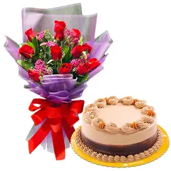 send flower with cake to manila