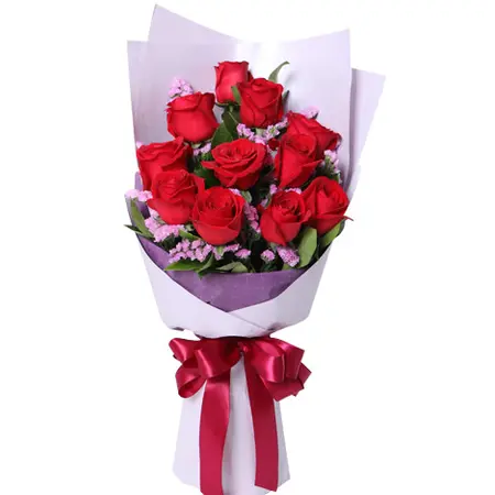 12 red roses bouquet to philippines