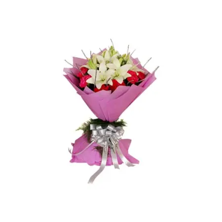 6pcs white lilies Delivery To Philippines