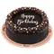 Round Chocolate Dedication Cake